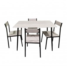 FAST ΤΡΑΠΕΖΑΡΙΑ SET 4+1 SONOMA 110x70xH75cm Liberta 02-0567